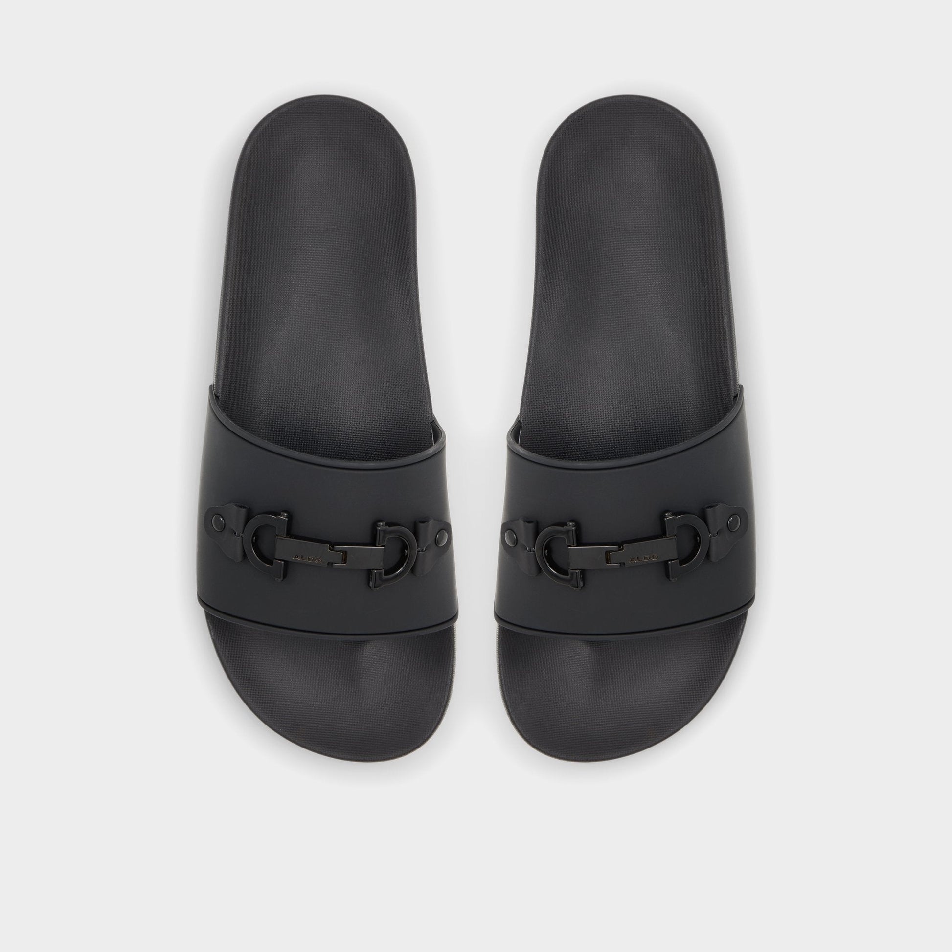 Loungeslide Black Men's Slides - Slide sandal - Black