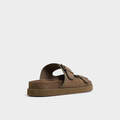 Sunnyside Light Brown Men's Slides - Slide sandal - Light brown