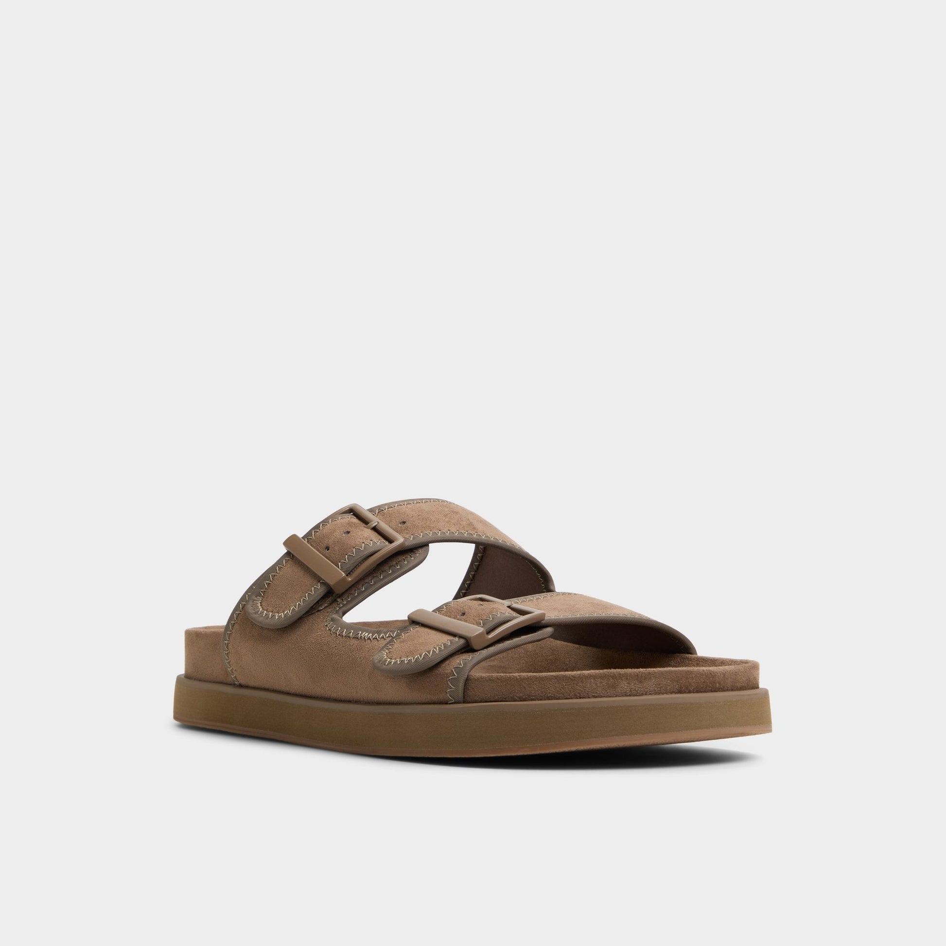 Sunnyside Light Brown Men's Slides - Slide sandal - Light brown