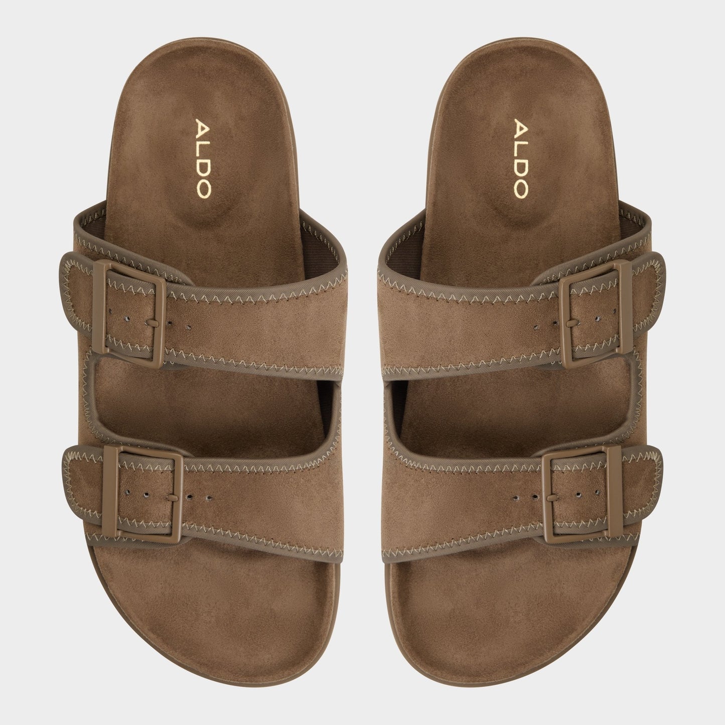 Sunnyside Light Brown Men's Slides - Slide sandal - Light brown