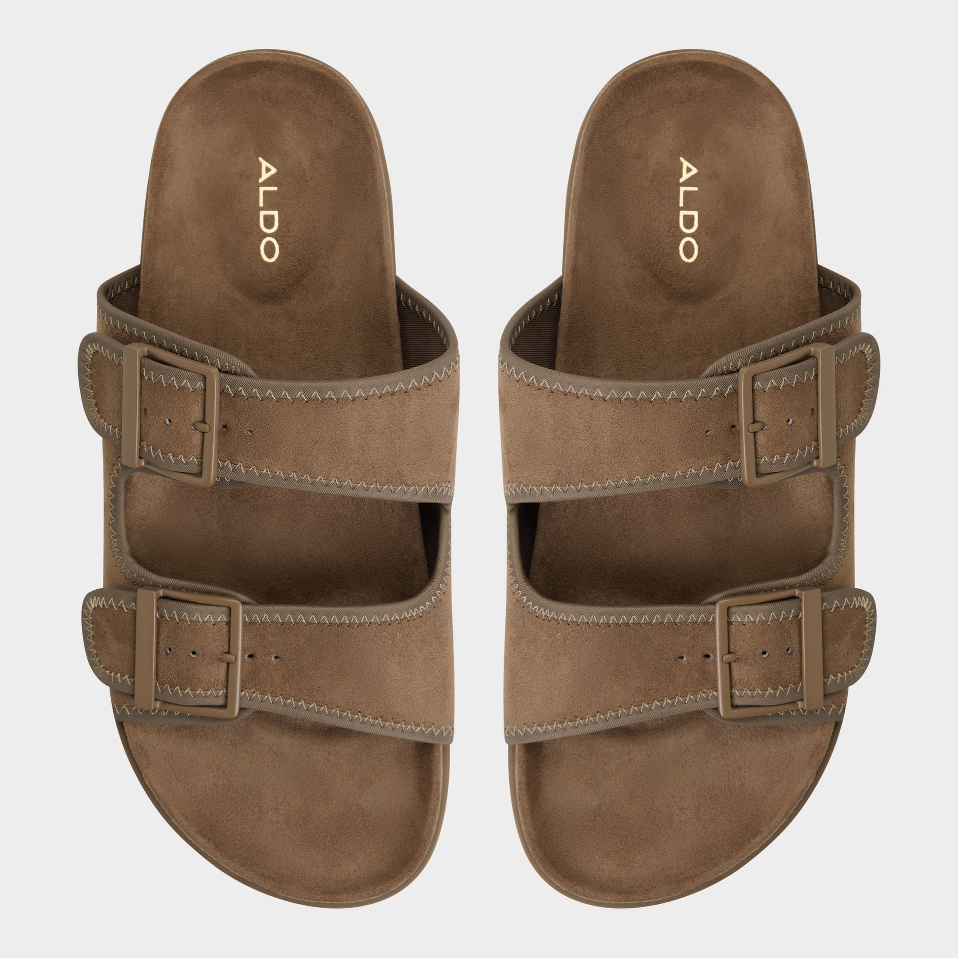 Sunnyside Light Brown Men's Slides - Slide sandal - Light brown