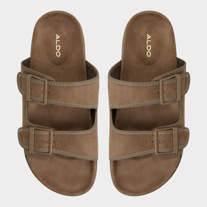 Sunnyside Light Brown Men's Slides - Slide sandal - Light brown