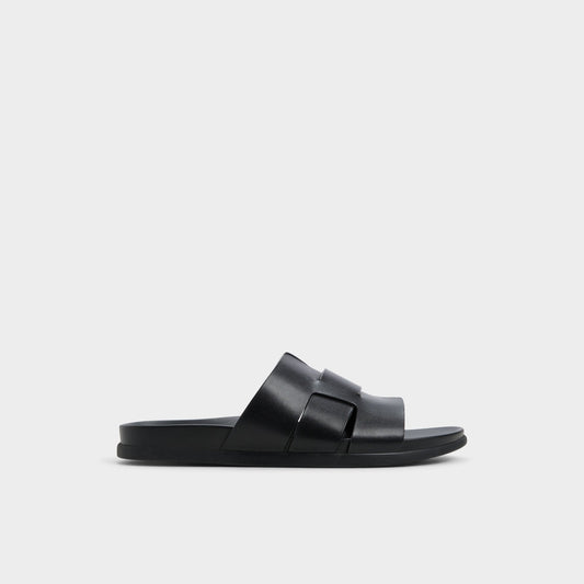Padien Black Men's Sandals & Slides - Slide sandal - Black