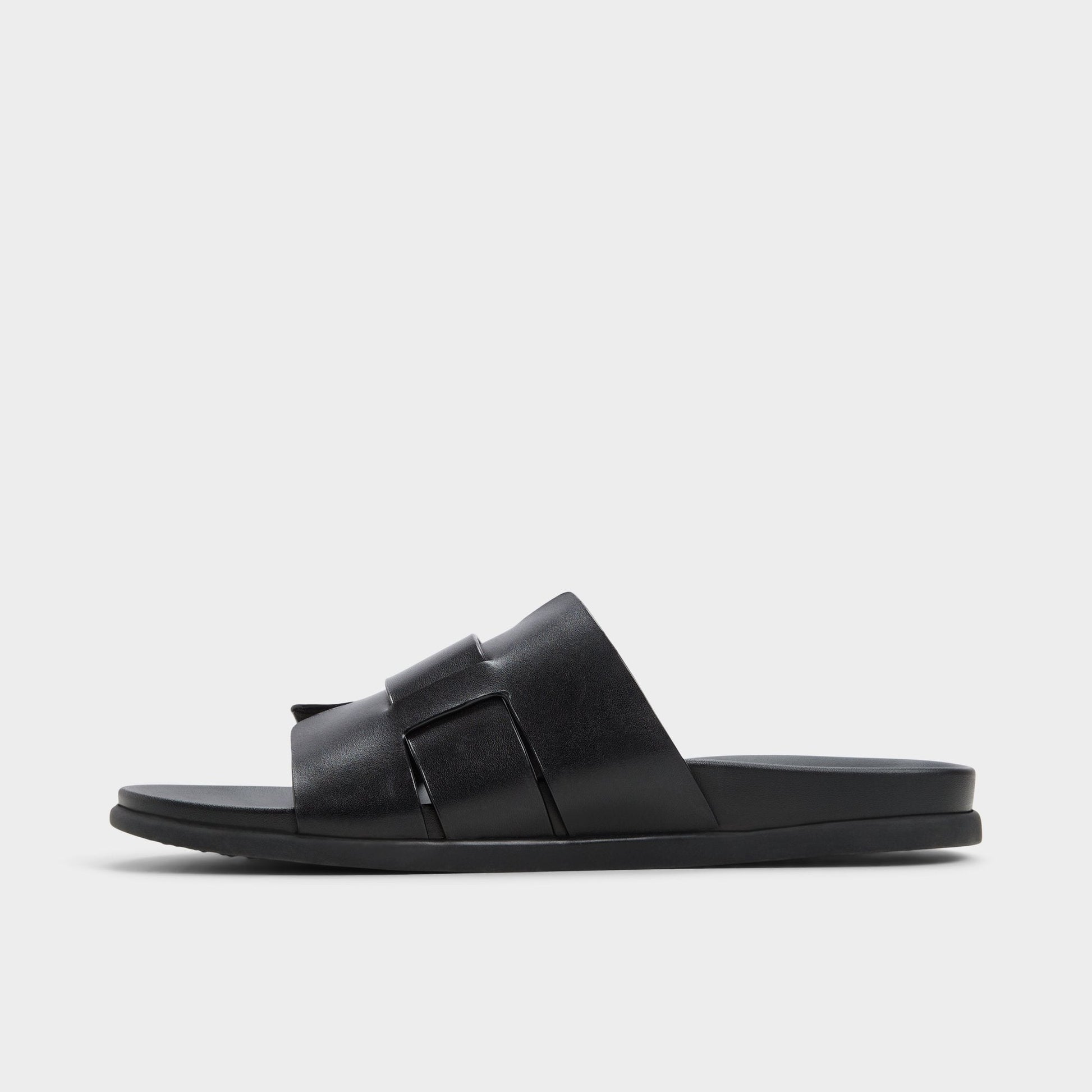 Padien Black Men's Sandals & Slides - Slide sandal - Black