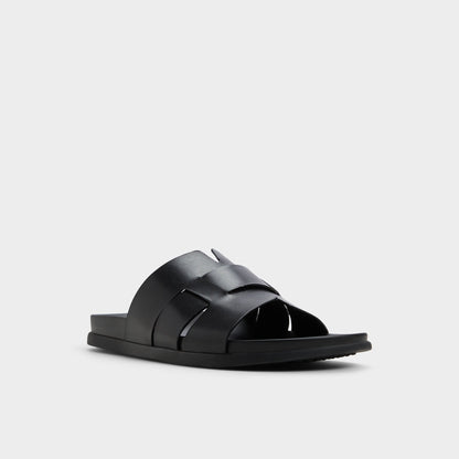 Padien Black Men's Sandals & Slides - Slide sandal - Black
