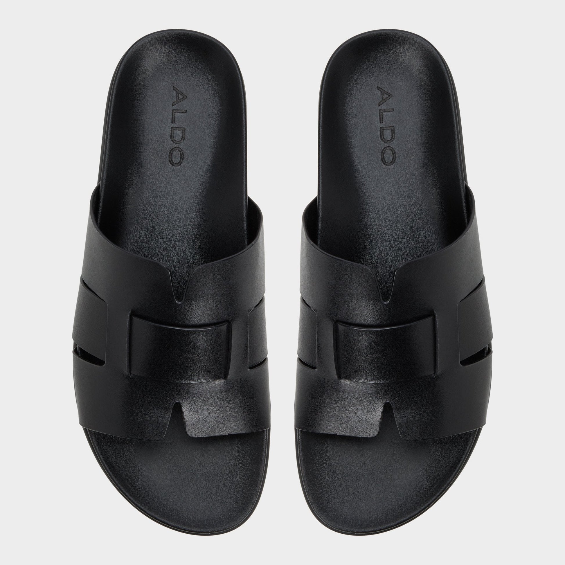 Padien Black Men's Sandals & Slides - Slide sandal - Black