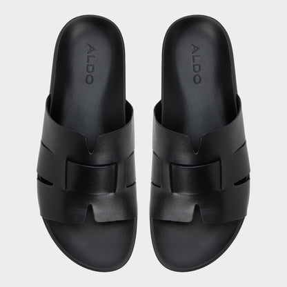 Padien Black Men's Sandals & Slides - Slide sandal - Black