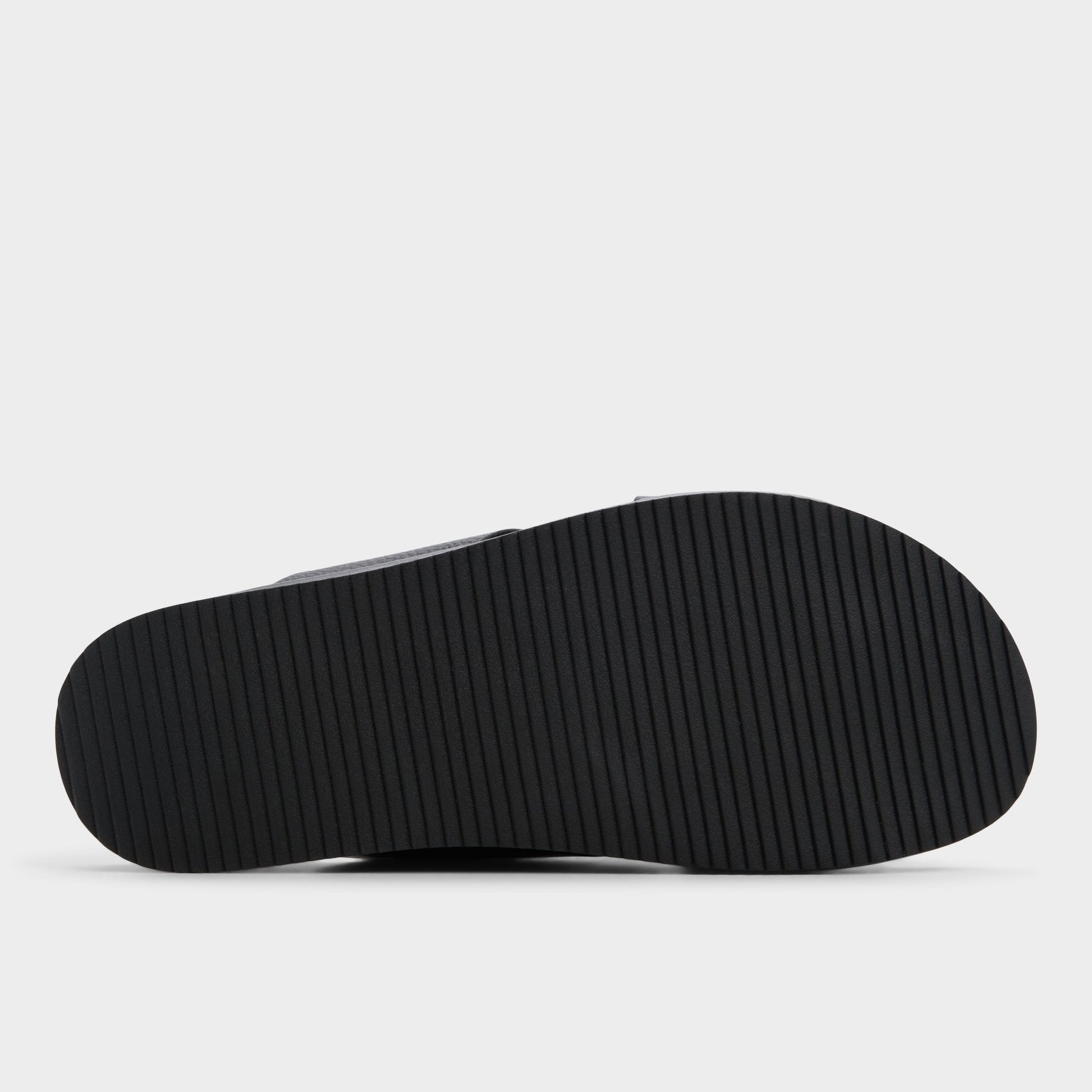 Darley Black Men's Sandals & Slides - Strappy flat sandal - Black