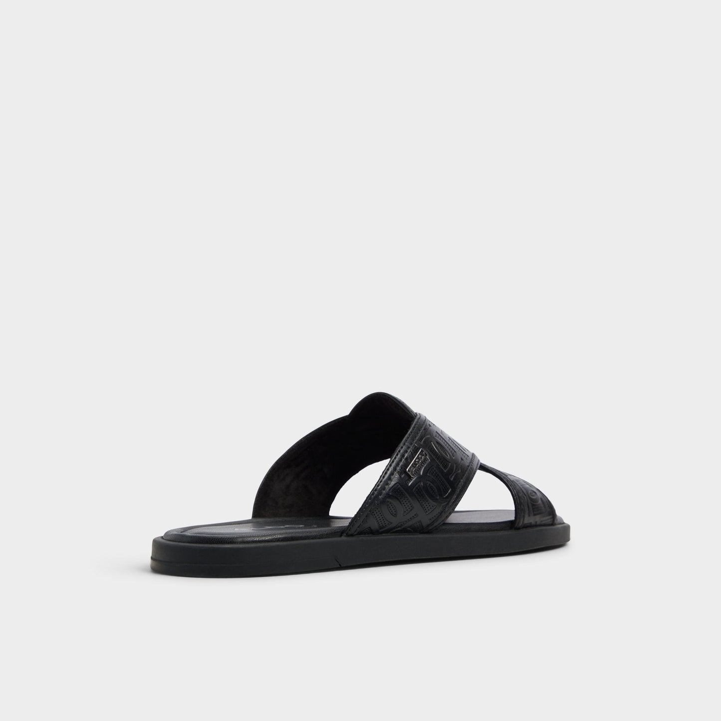 Olino Open Black Men's Slides - Slide sandal - Open black