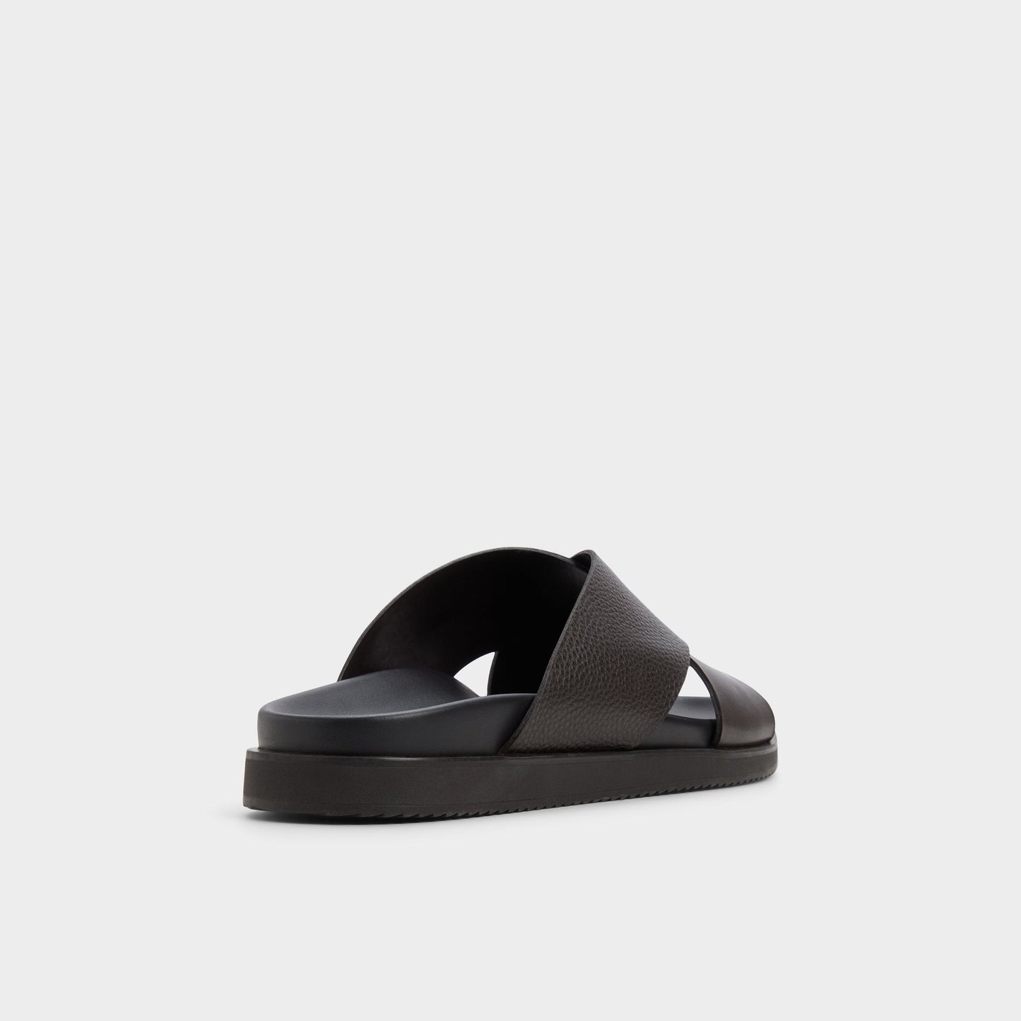 Darley Dark Brown Men's Sandals & Slides - Strappy flat sandal - Dark brown