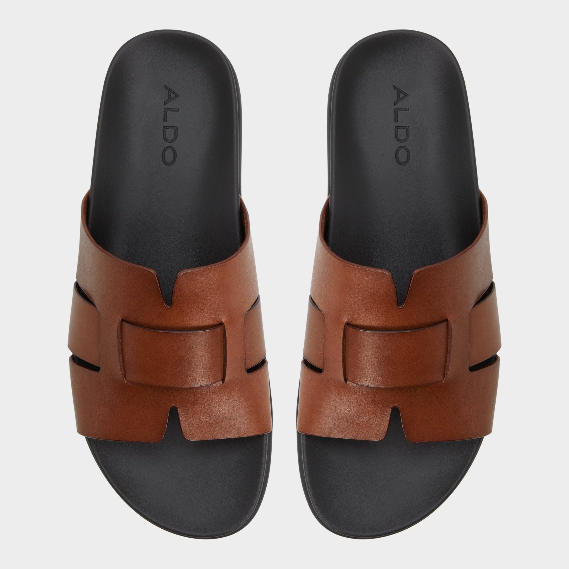 Padien Cognac Men's Sandals & Slides - Slide sandal - Cognac