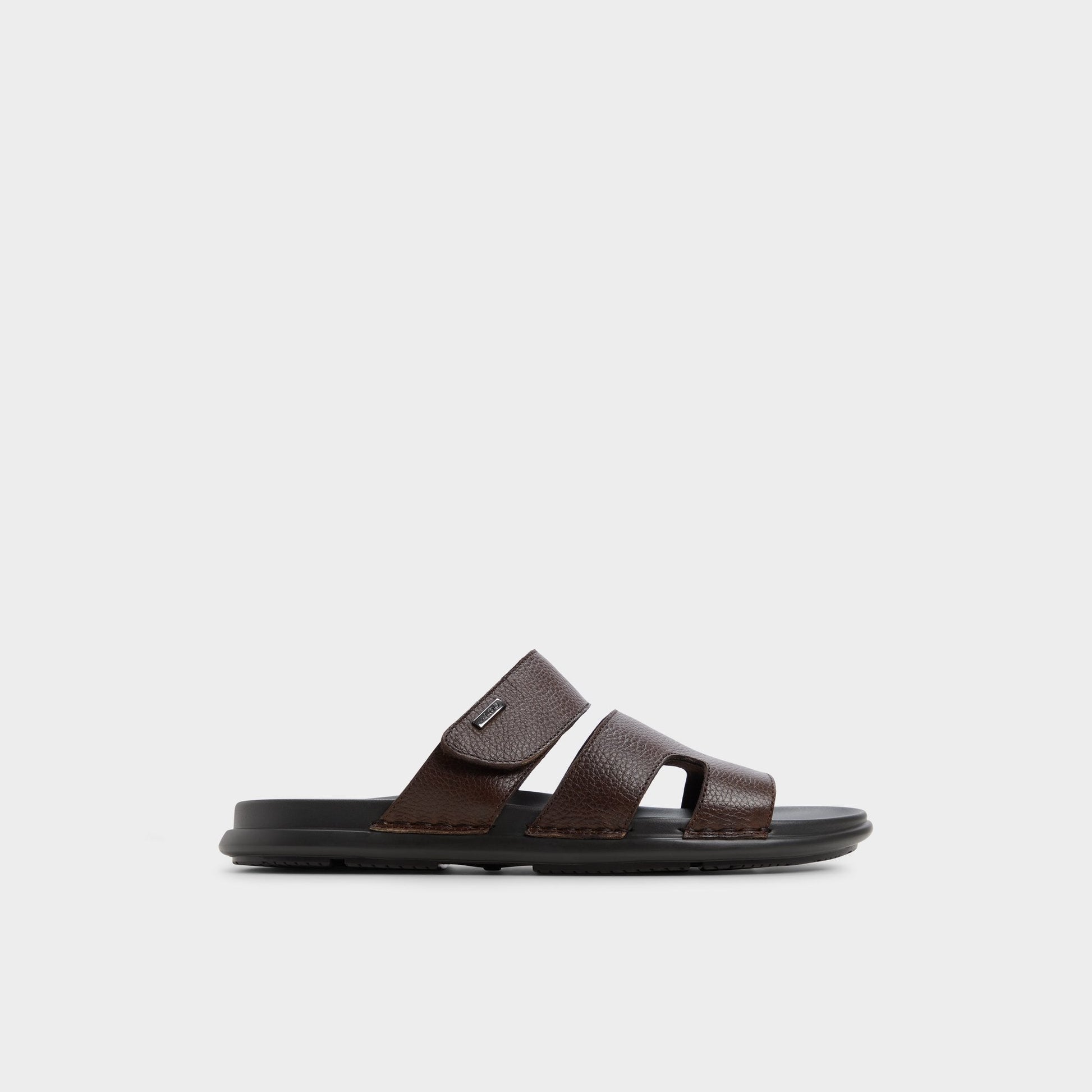 Windham Dark Brown Men's Sandals & Slides - Slide sandal - Dark Brown