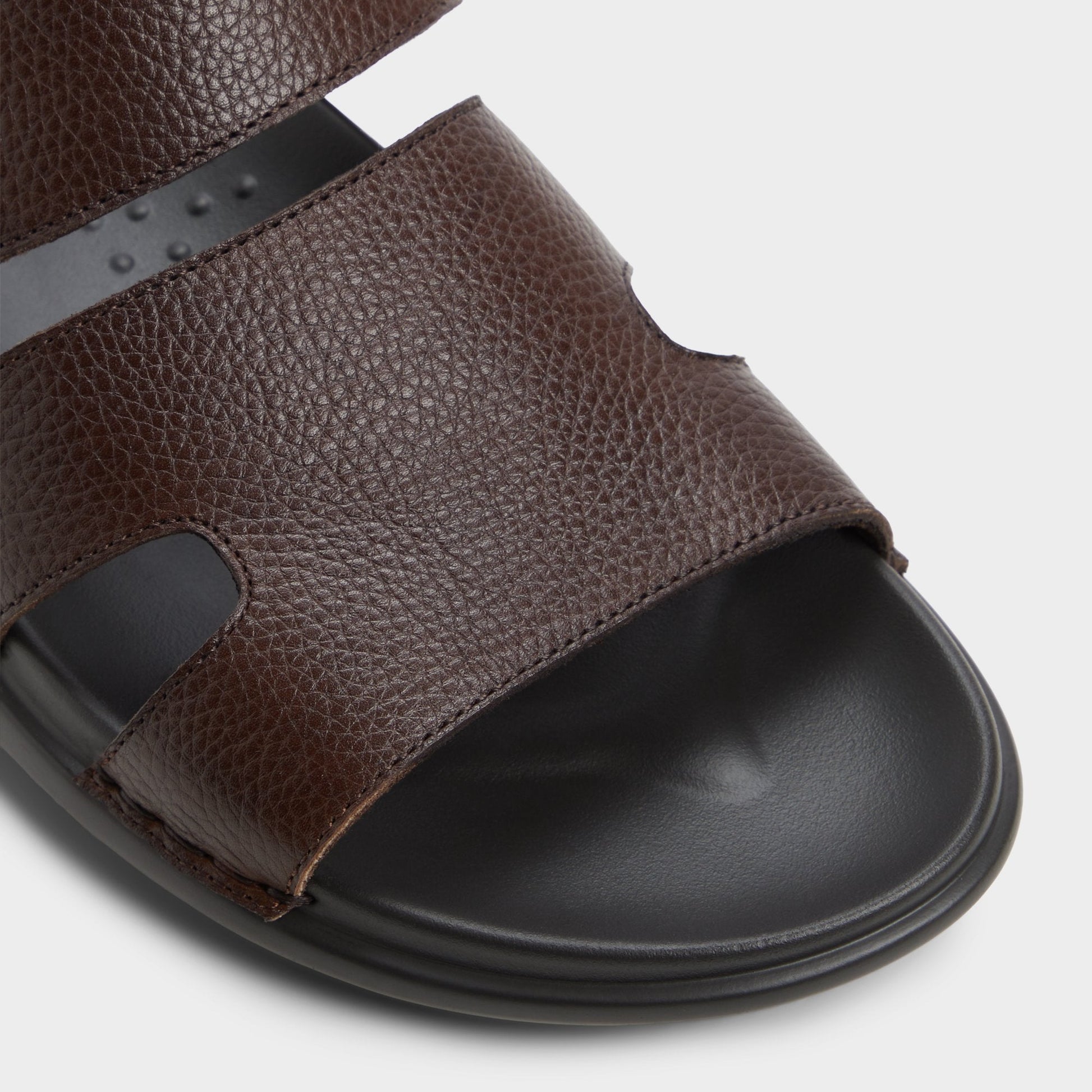 Windham Dark Brown Men's Sandals & Slides - Slide sandal - Dark Brown