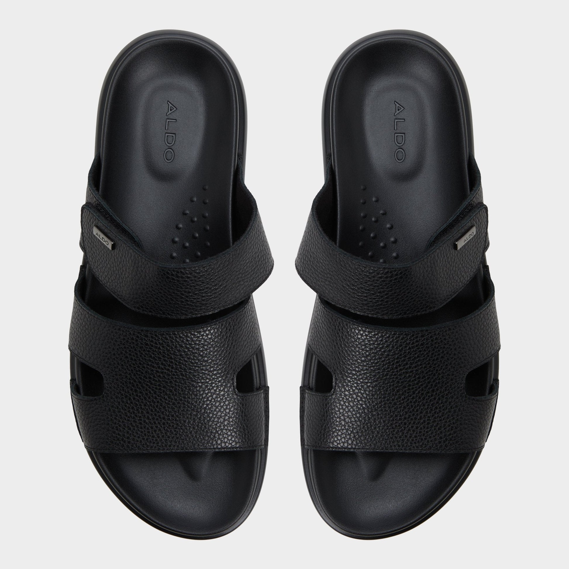 Windham Black Men's Sandals & Slides - Slide sandal - Black