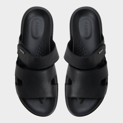 Windham Black Men's Sandals & Slides - Slide sandal - Black
