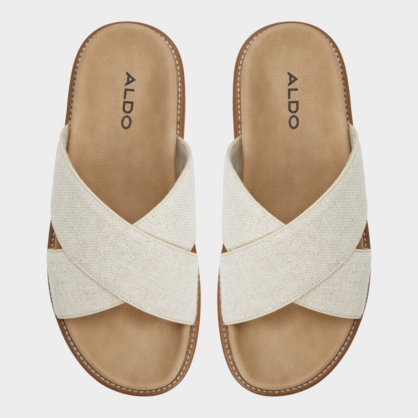 Marrin Open Beige Men's Slides - Slide sandal - Open Beige