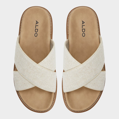 Marrin Open Beige Men's Slides - Slide sandal - Open Beige