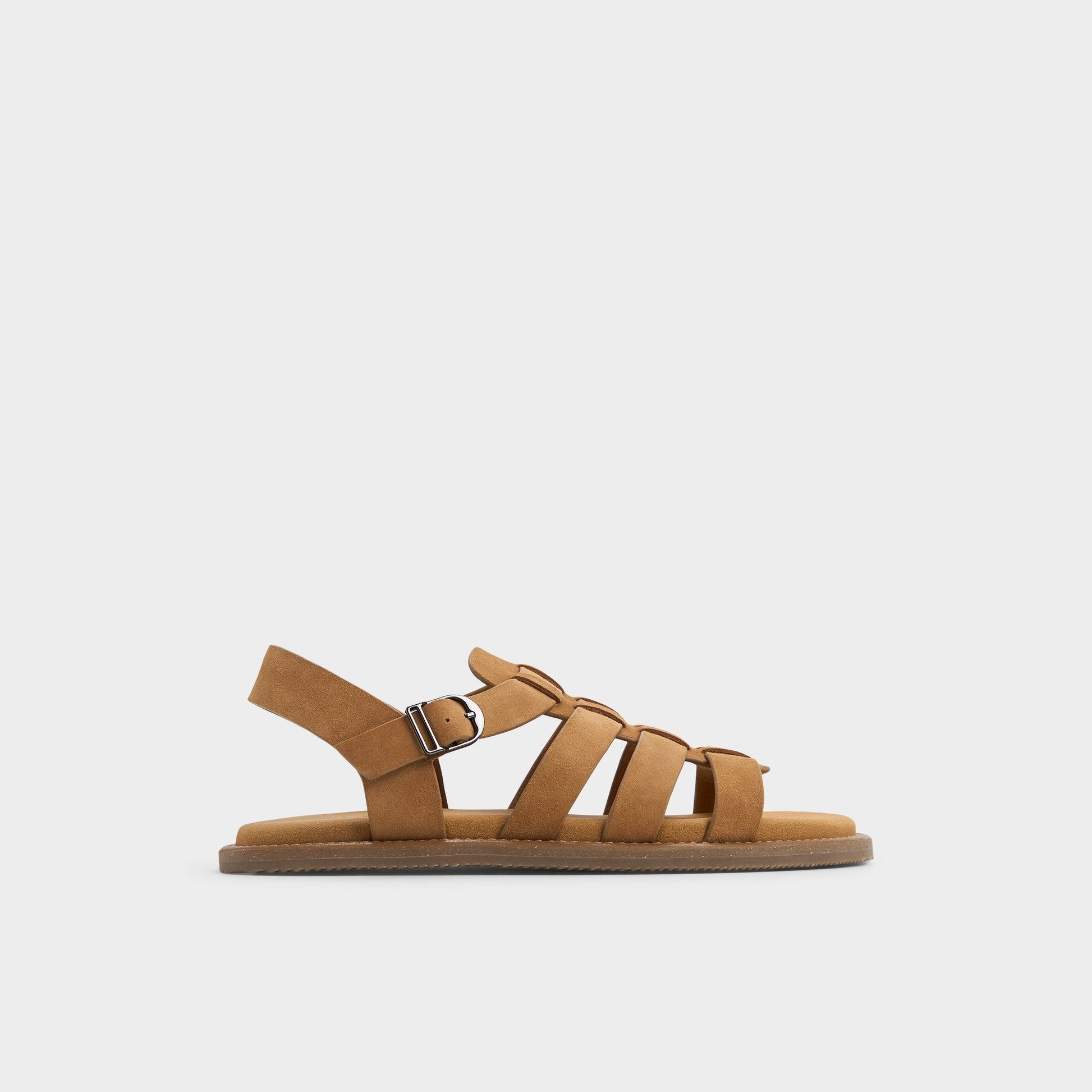 Warley Camel Men's Sandals & Slides - Strappy flat sandal - Camel