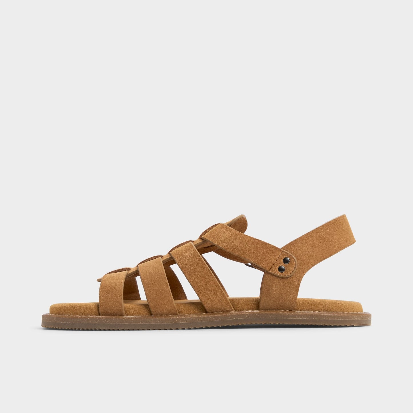 Warley Camel Men's Sandals & Slides - Strappy flat sandal - Camel
