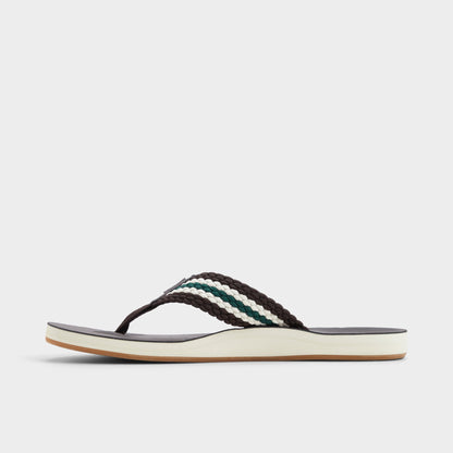 Adede Dark Brown Men's Flip flops - Flip flop - Dark Brown