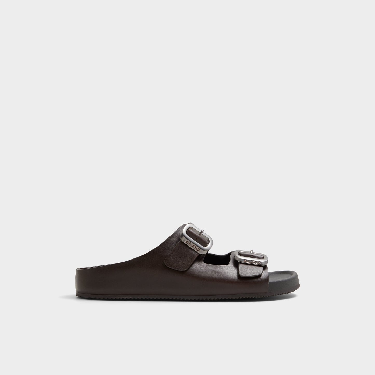 Kennebunk Dark Brown Men's Slides - Slide sandal - Dark Brown
