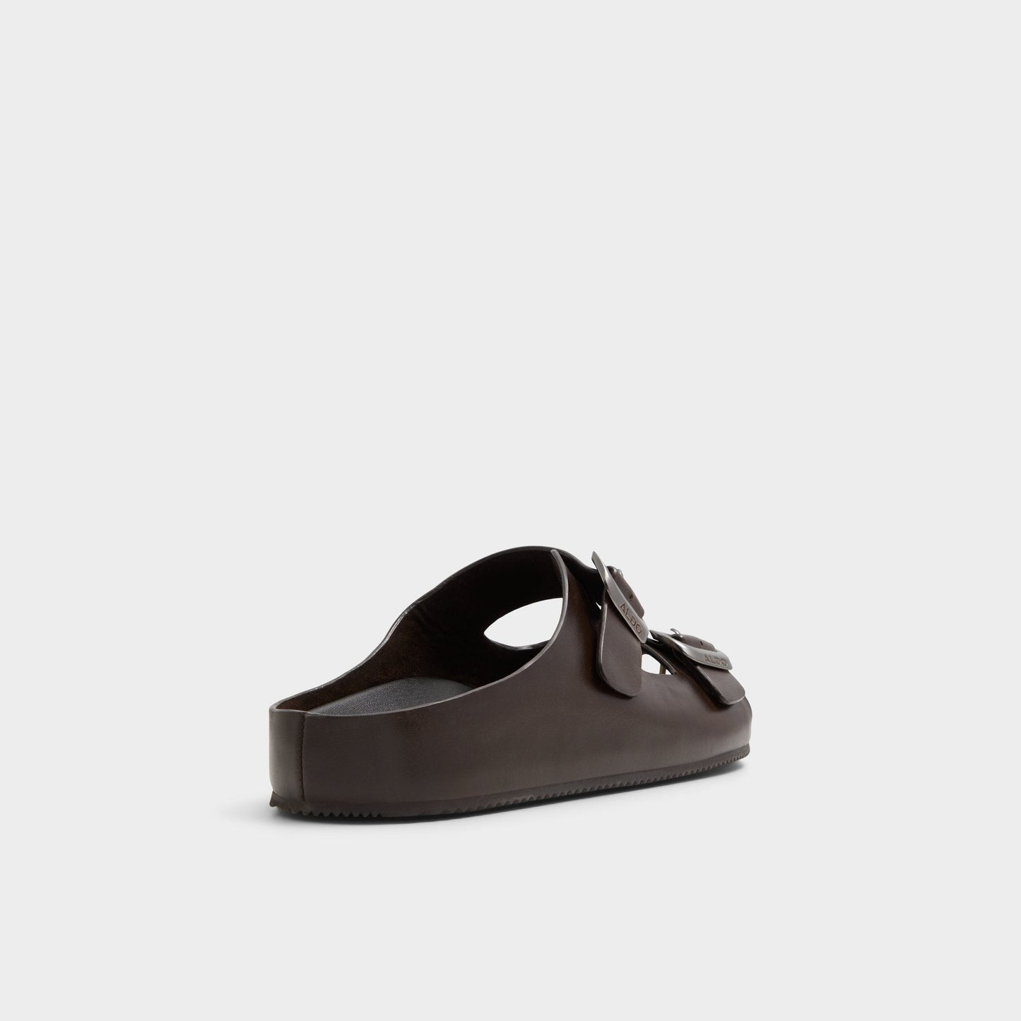 Kennebunk Dark Brown Men's Slides - Slide sandal - Dark Brown
