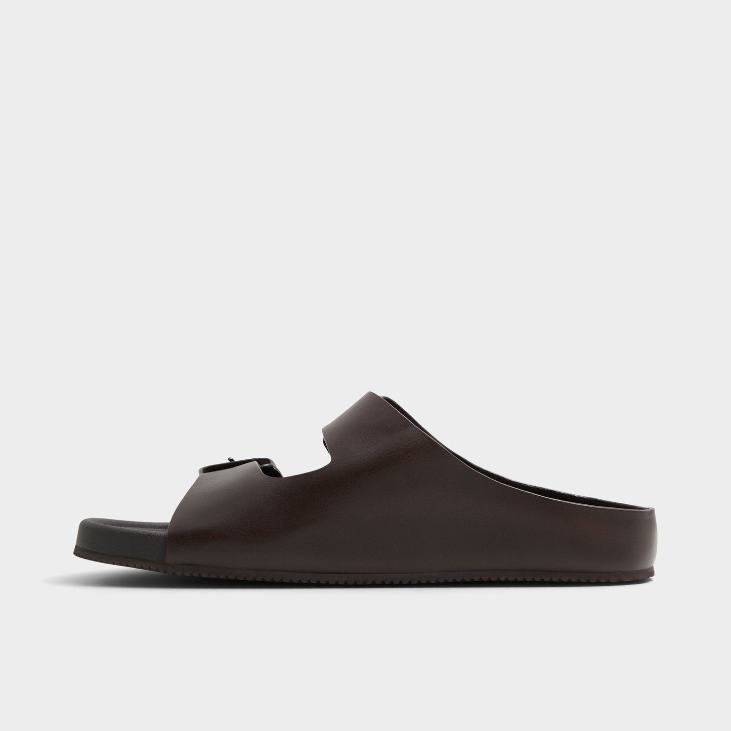 Kennebunk Dark Brown Men's Slides - Slide sandal - Dark Brown