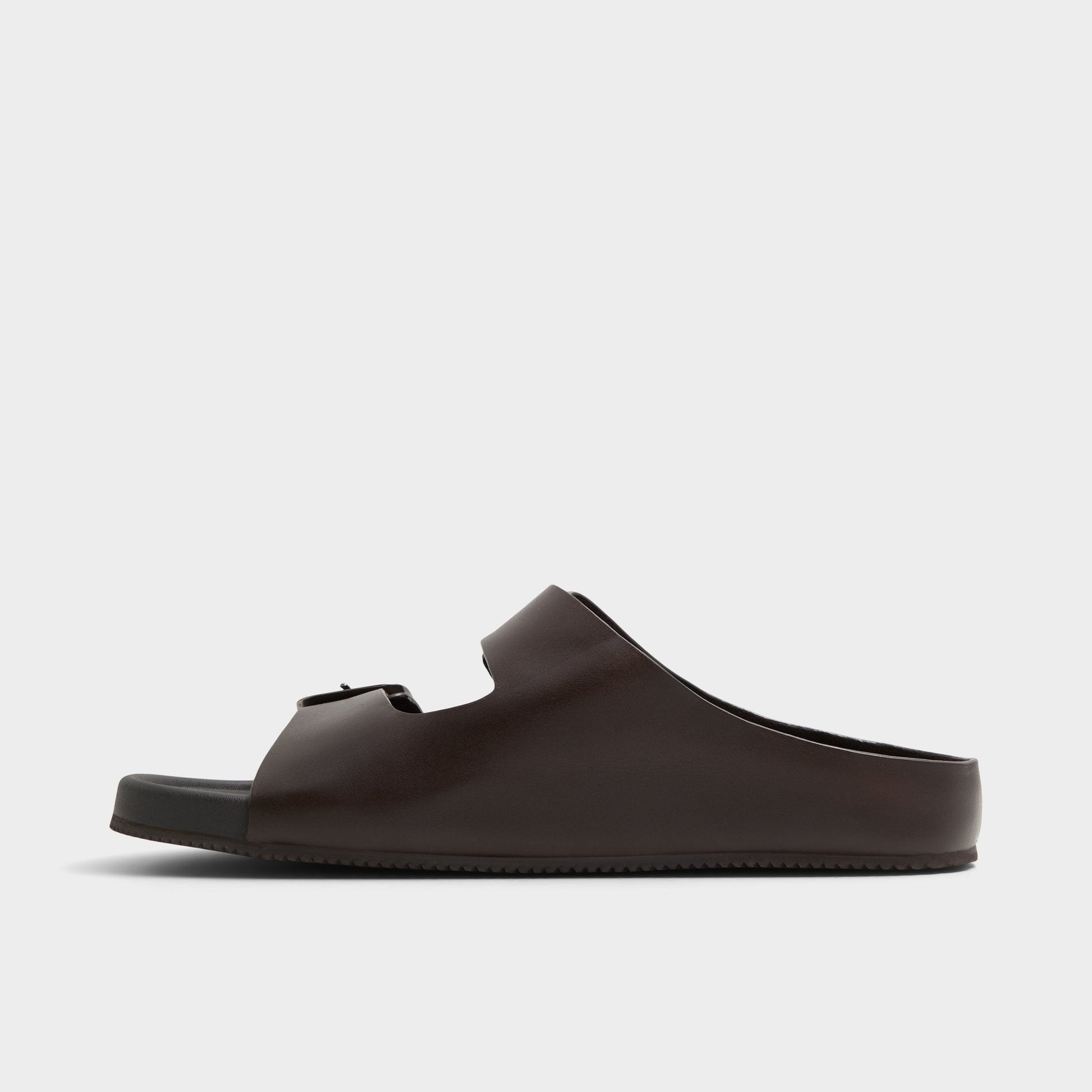 Kennebunk Dark Brown Men's Slides - Slide sandal - Dark Brown