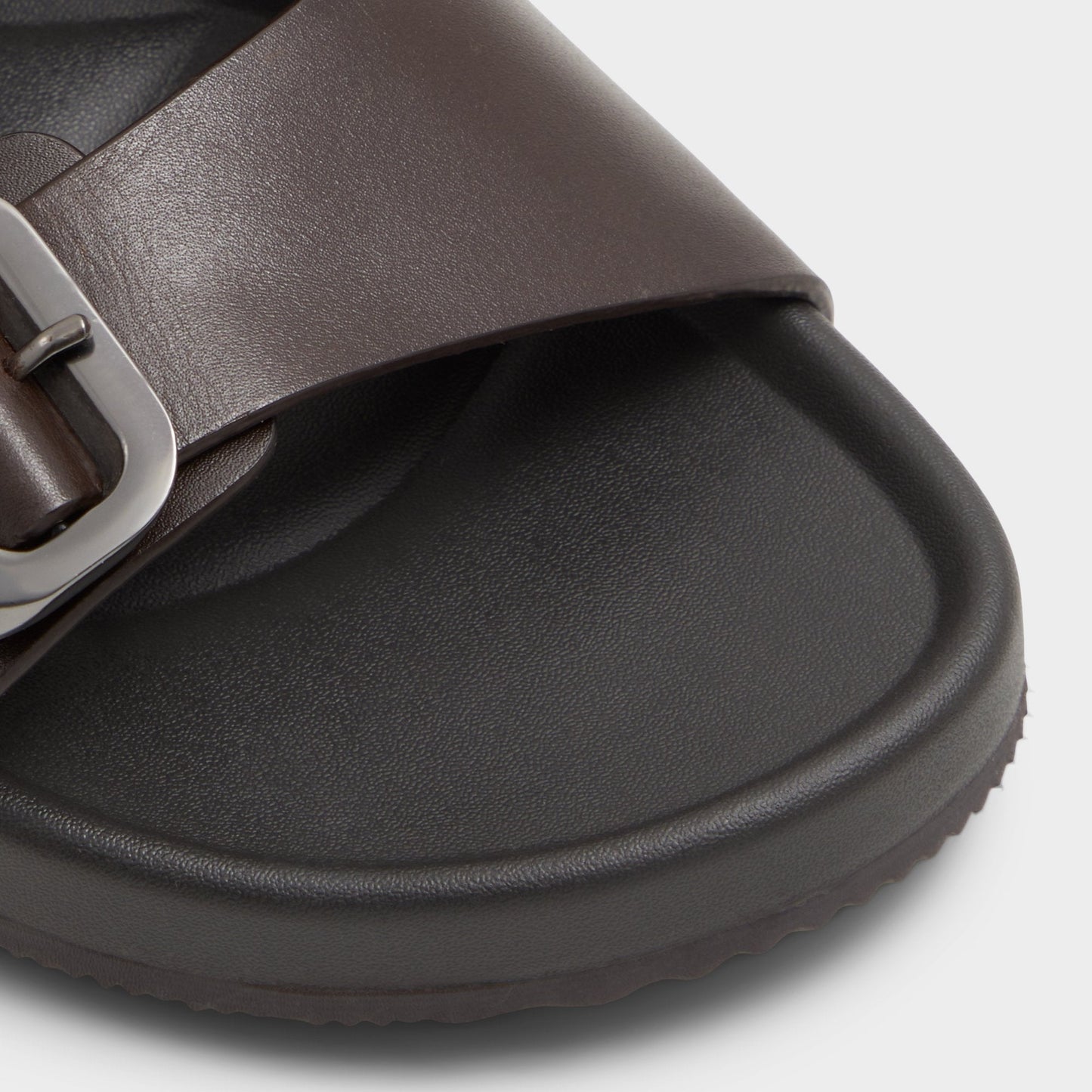 Kennebunk Dark Brown Men's Slides - Slide sandal - Dark Brown