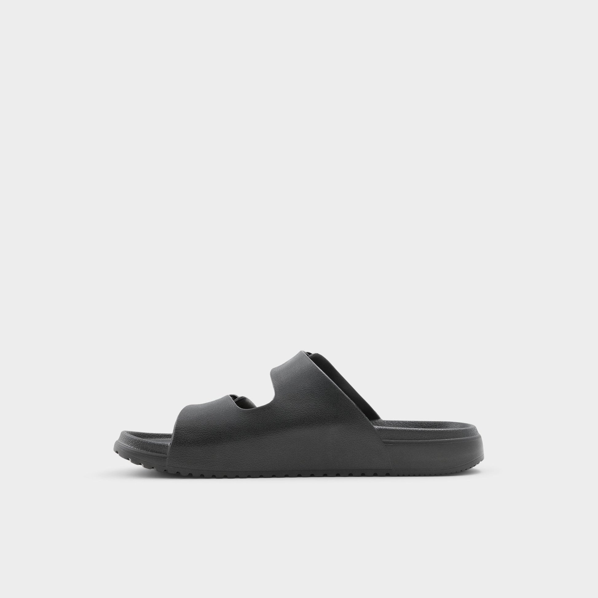 Hideo Black Men's Slides - Slide sandal - Black