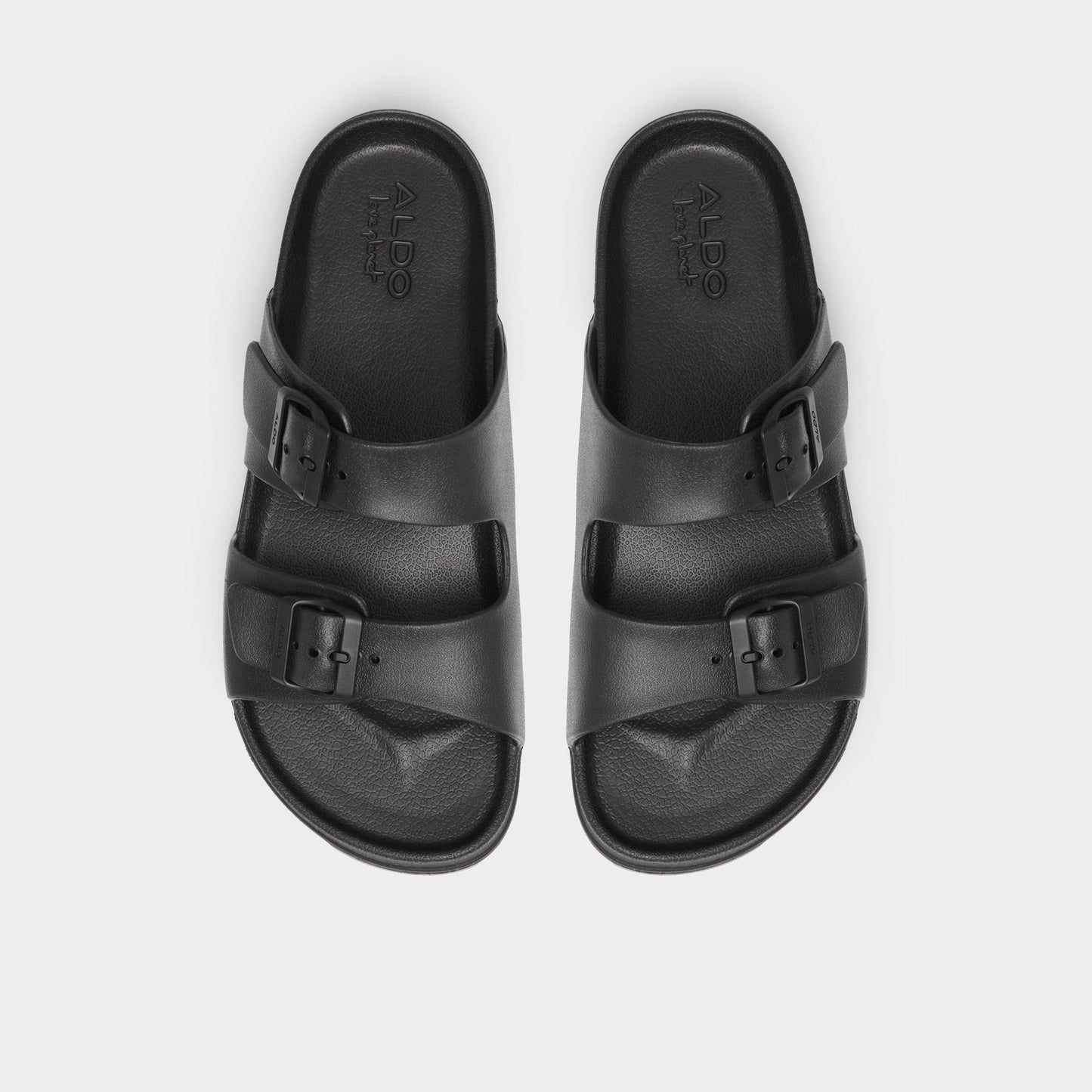 Hideo Black Men's Slides - Slide sandal - Black