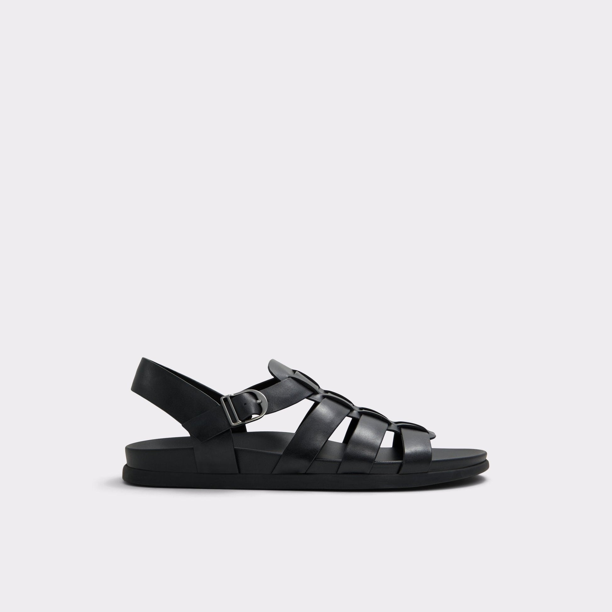 Canal in Other Black - Flat sandal - Other Black