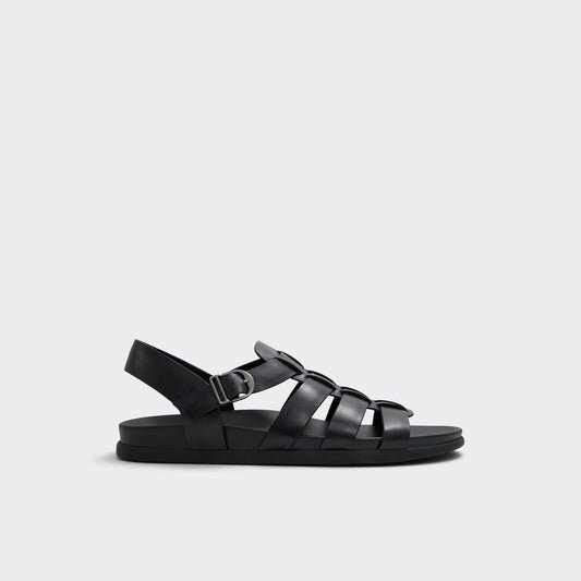 Canal in Other Black - Flat sandal - Other Black
