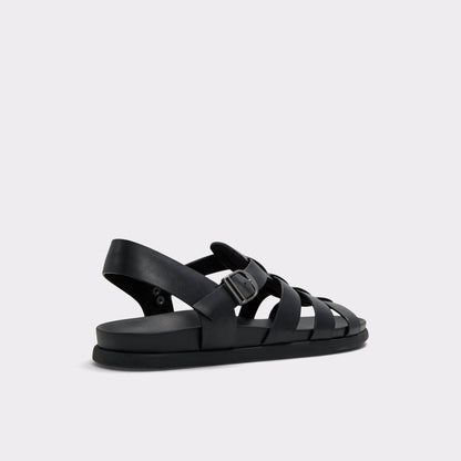 Canal in Other Black - Flat sandal - Other Black