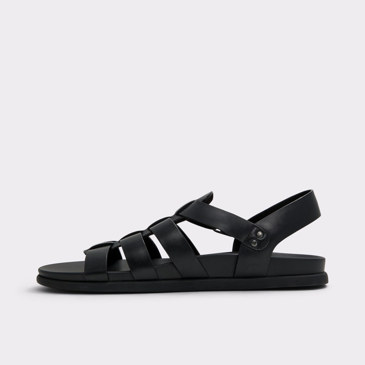 Canal in Other Black - Flat sandal - Other Black