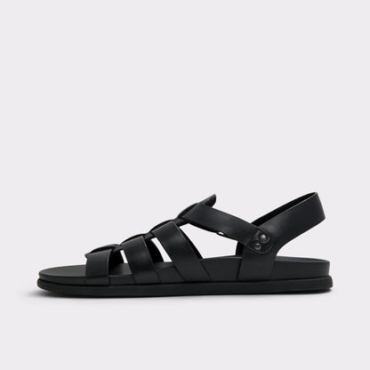 Canal in Other Black - Flat sandal - Other Black