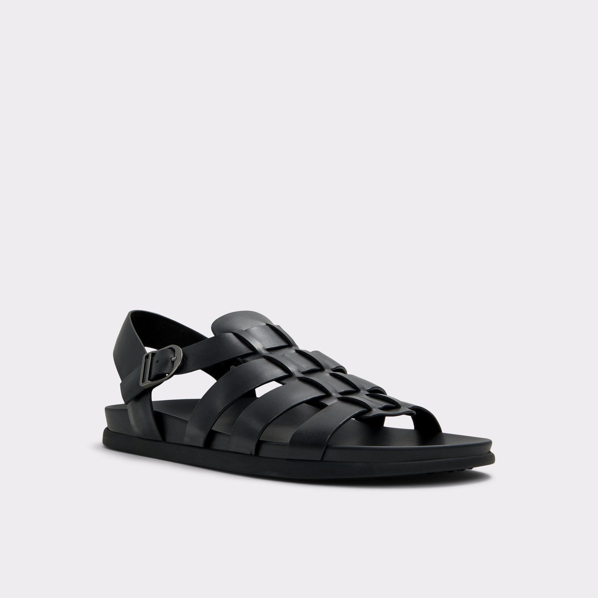 Canal in Other Black - Flat sandal - Other Black