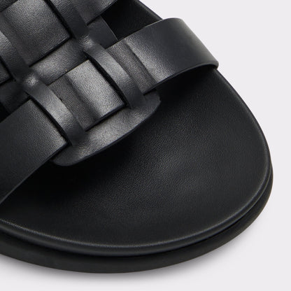 Canal in Other Black - Flat sandal - Other Black