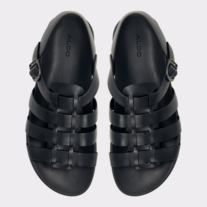 Canal in Other Black - Flat sandal - Other Black