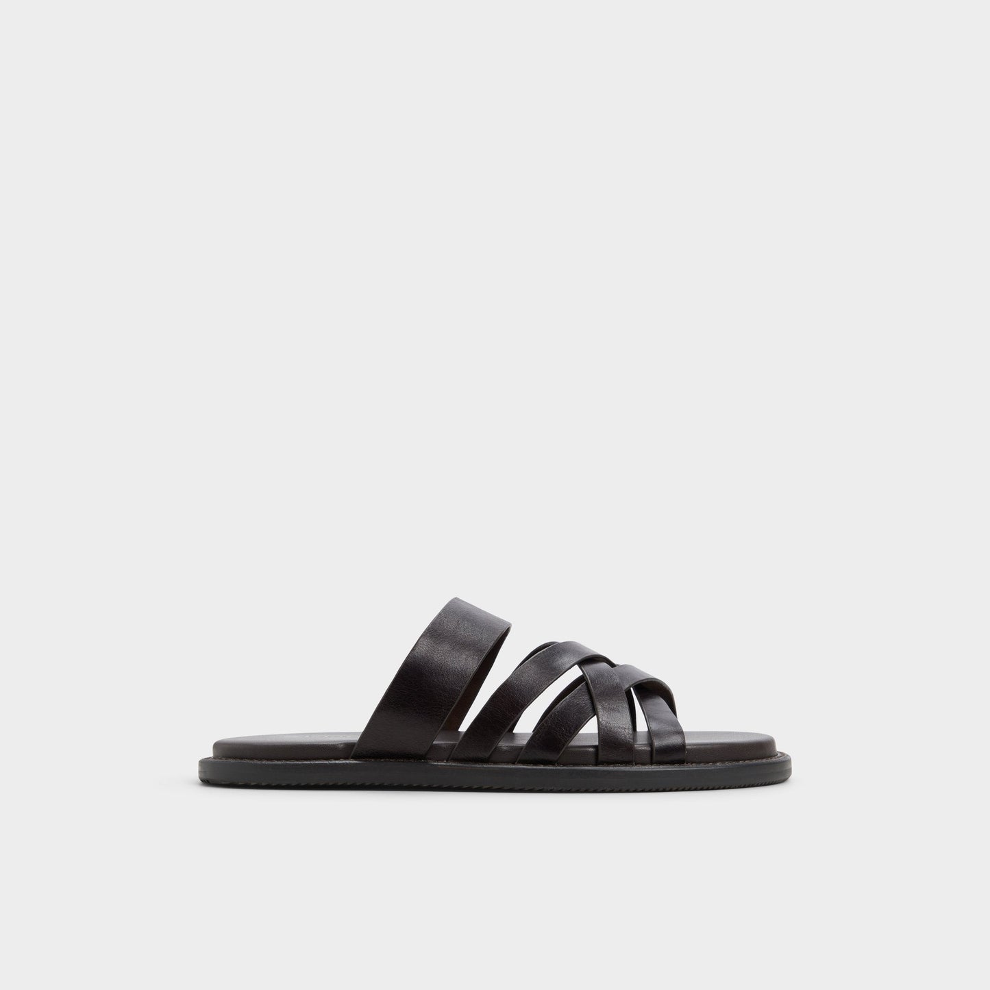 Haniff Brown Men's Sandals & Slides - Strappy flat sandal - Brown