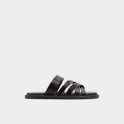 Haniff Brown Men's Sandals & Slides - Strappy flat sandal - Brown