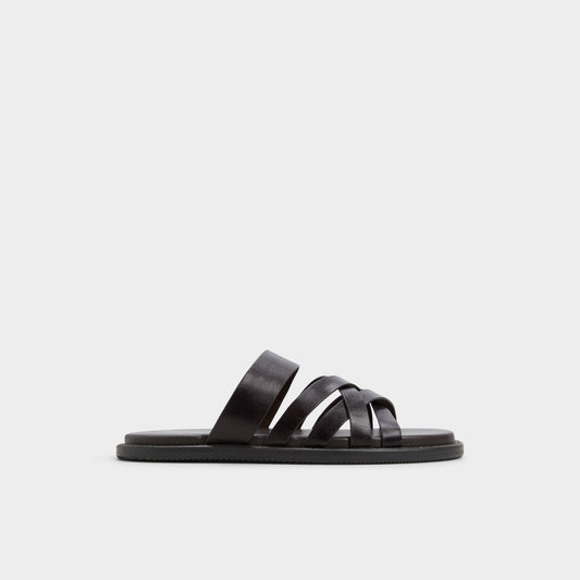 Haniff Brown Men's Sandals & Slides - Strappy flat sandal - Brown