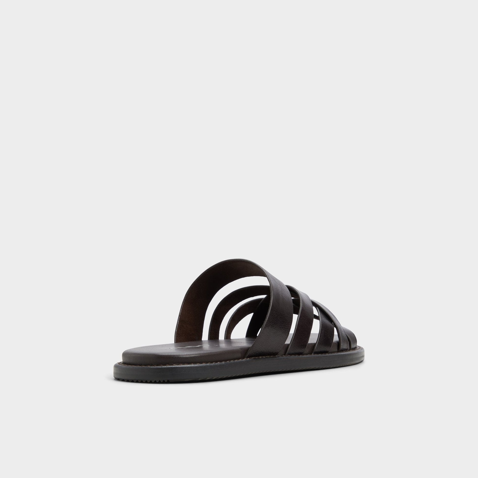 Haniff Brown Men's Sandals & Slides - Strappy flat sandal - Brown
