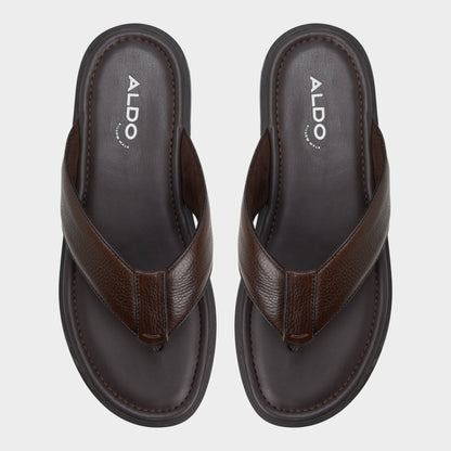 Tazzo Dark Brown Men's Flip flops - Flip flop - Dark Brown