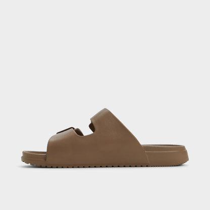Hideo Light Brown Men's Slides - Slide sandal - Light Brown