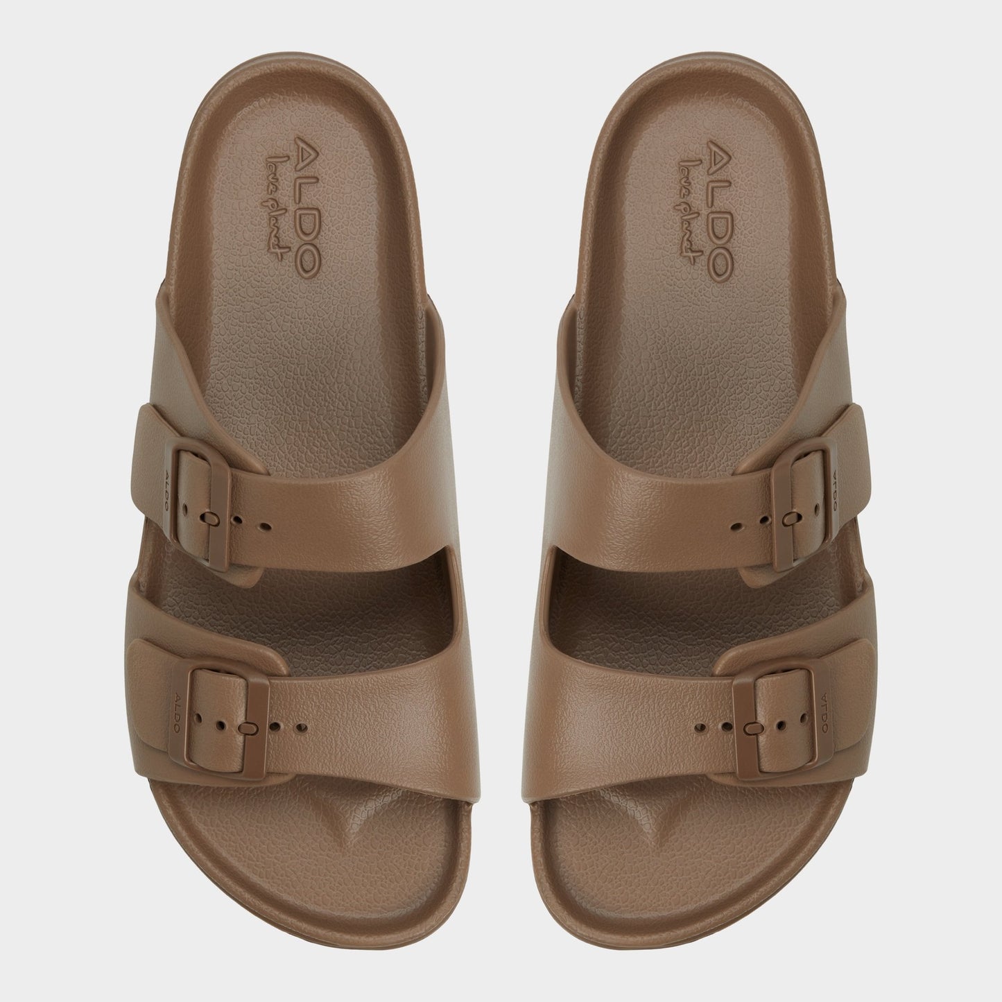 Hideo Light Brown Men's Slides - Slide sandal - Light Brown