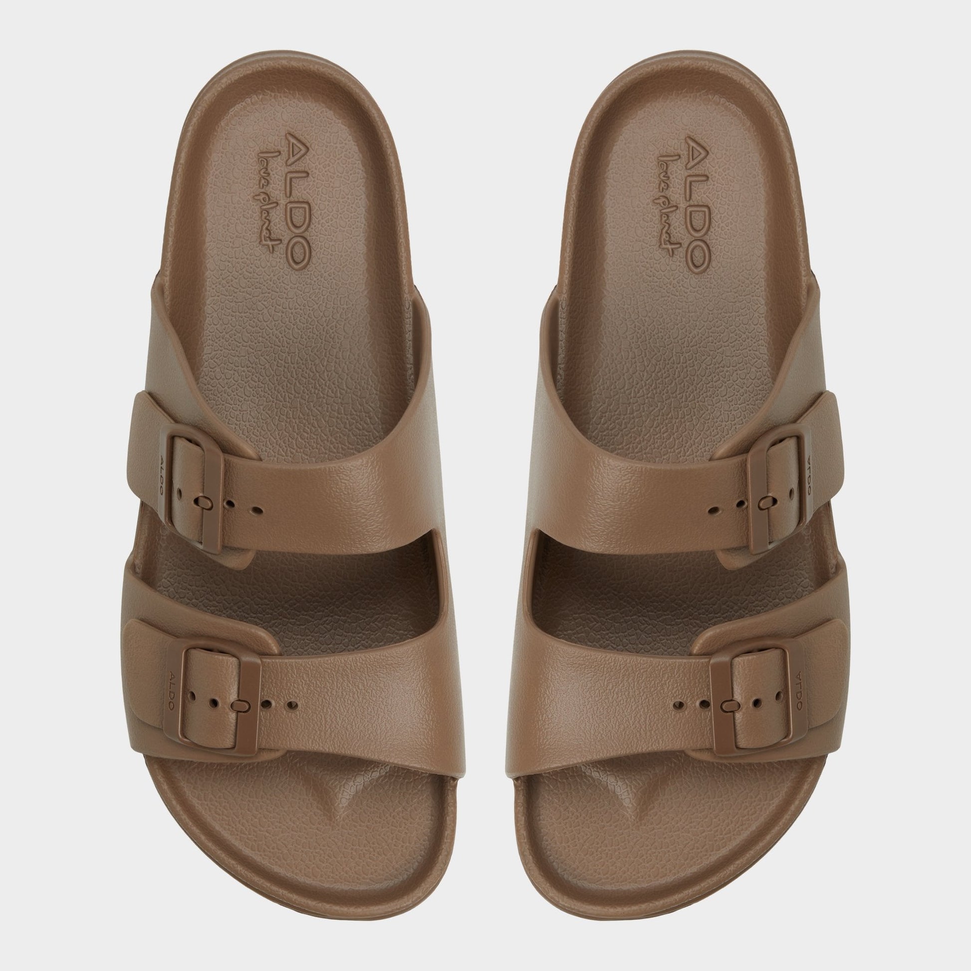 Hideo Light Brown Men's Slides - Slide sandal - Light Brown