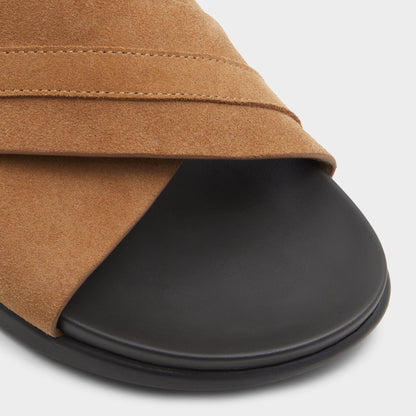 Delmar Open Brown Men's Slides - Slide sandal - Open Brown