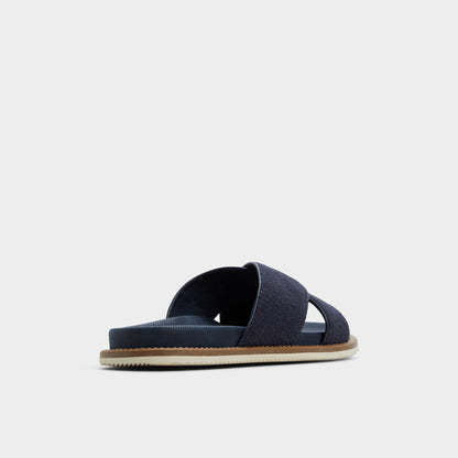 Marrin Navy Men's Slides - Slide sandal - Navy