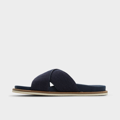 Marrin Navy Men's Slides - Slide sandal - Navy
